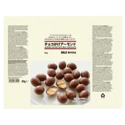 Amandes enrobées de chocolat au lait