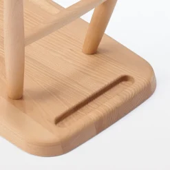 Banc en hêtre massif à pieds arrondis