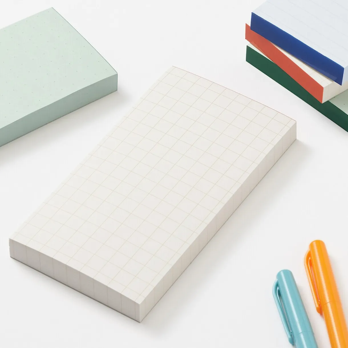 Bloc-notes coloré à grille, Petit