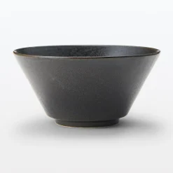 Bol à nouilles Mino Ware ‐ Glaçure noire