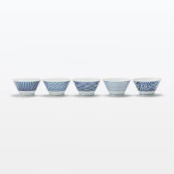 Bol à riz en porcelaine Hasami ‐ Motif rayures, Petite