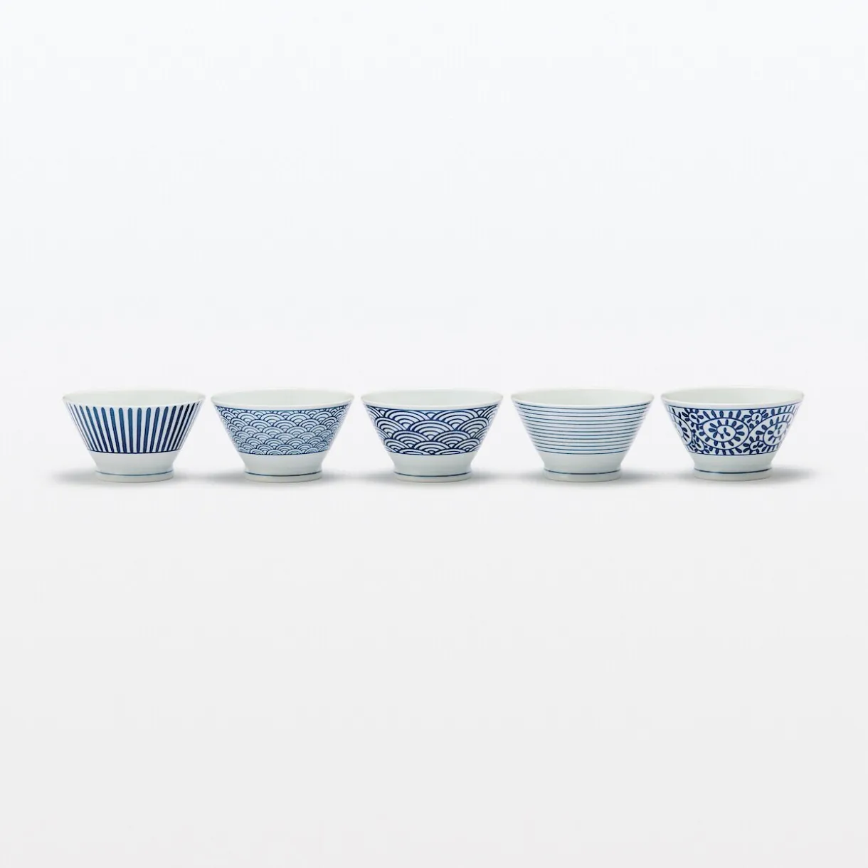 Bol à riz en porcelaine Hasami ‐ Motif rayures, Petite