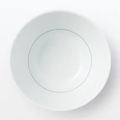 Bol à riz en porcelaine Hasami ‐ Motif rayures éventail, Petite