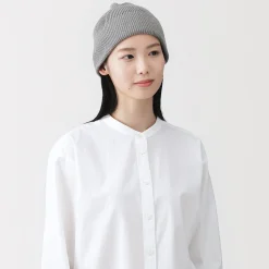 Bonnet en coton et soie