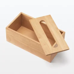 Boîte à mouchoirs en bois 24.5 x 12 x 9 cm