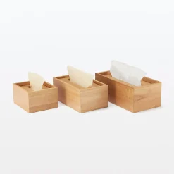Boîte à mouchoirs en bois 24.5 x 12 x 9 cm