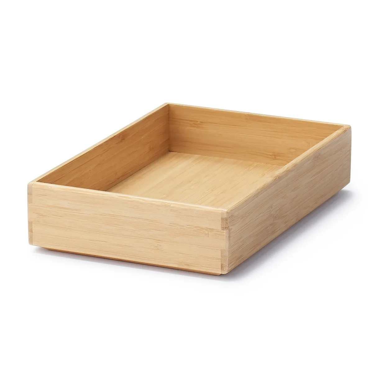 Boîte de rangement en bambou L17X P26X H5.5cm
