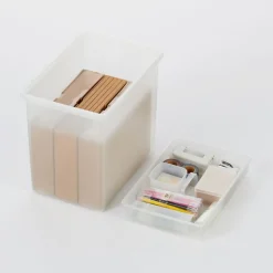 Boîte de rangement ouverte en PP ‐ 25cm  L