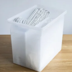 Boîte de rangement ouverte en PP ‐ 25cm  L