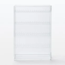 Boîte en acrylique pour colliers et boucles d'oreilles L17.5X P8.8X H25cm