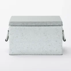Boîte en métal galvanisé L19X P29X H16cm