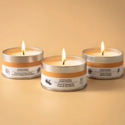 Bougie Métal ‐ Ambre et sauge