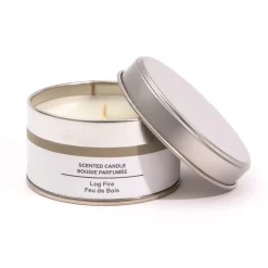 Bougie Métal  ‐ Feu de bois