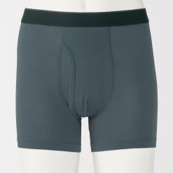 Boxer avec ouverture frontale en lyocell pour homme