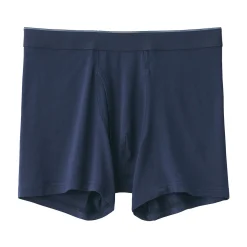 Boxer avec ouverture frontale en lyocell.