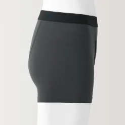 Boxer avec ouverture frontale en lyocell.