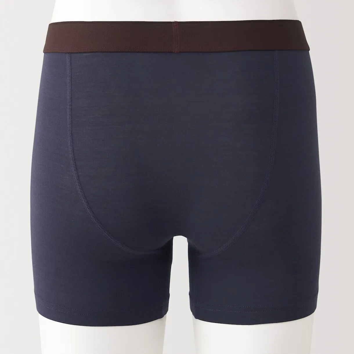 Boxer avec ouverture frontale en lyocell.