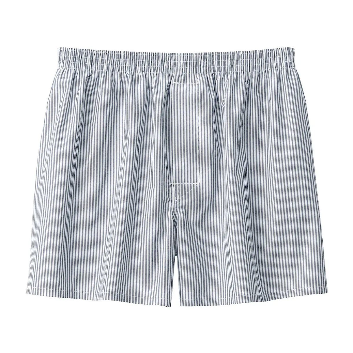 Boxers à ouverture frontale en pur coton pour homme