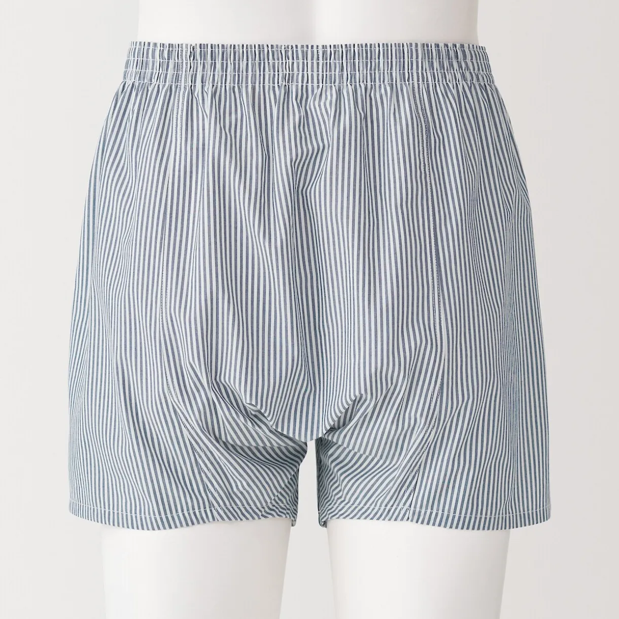 Boxers à ouverture frontale en pur coton pour homme