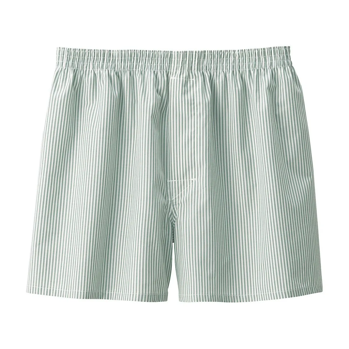 Boxers à ouverture frontale en pur coton pour homme