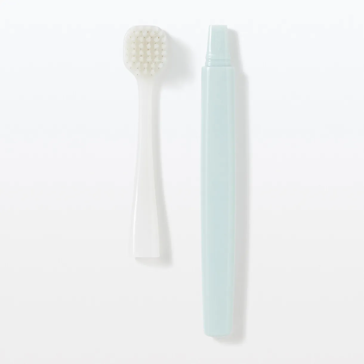 Brosse à dents avec tête interchangeable ‐ Large, poils moyens