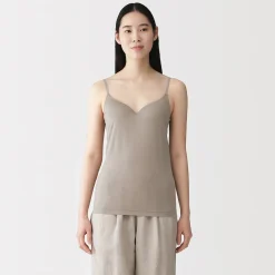 Caraco à soutien intégré en mélange de lyocell pour femme