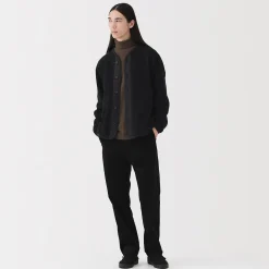 Cardigan en polaire de polyester recyclé pour homme