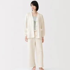Cardigan long en maille ample pour femme