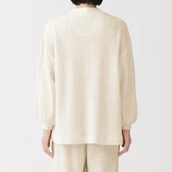 Cardigan long en maille ample pour femme