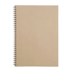 Carnet double spirale en papier recyclé B5