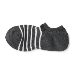 Chaussettes basses à angle droit pour homme ‐ Rayé