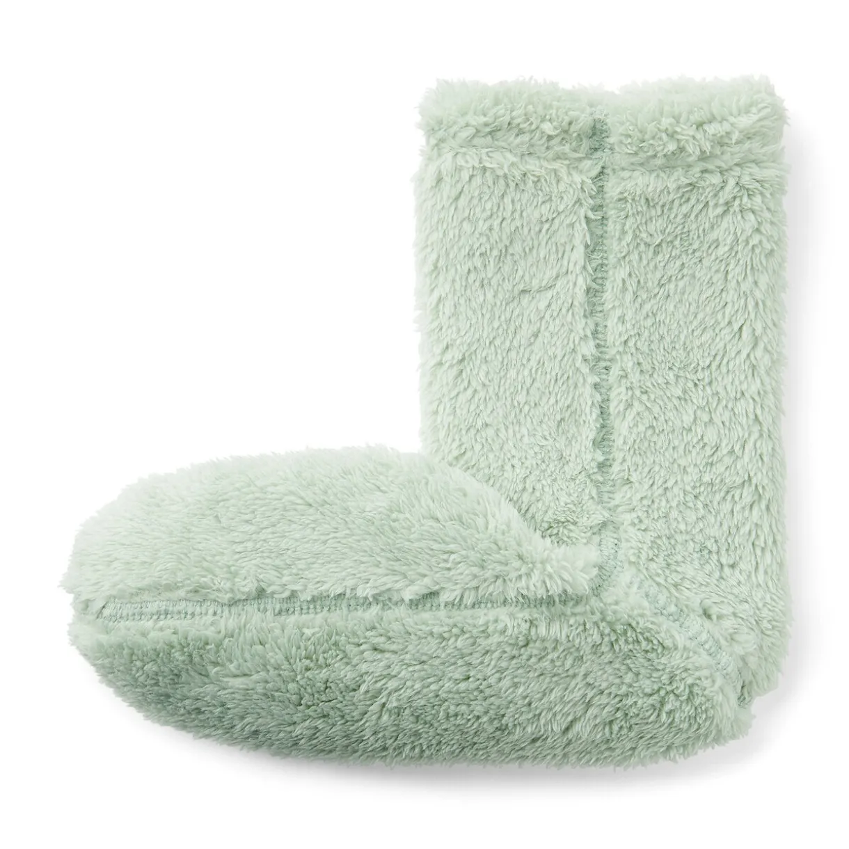 Chaussettes d'intérieur en polyester recyclé et molleton Boa pour femme