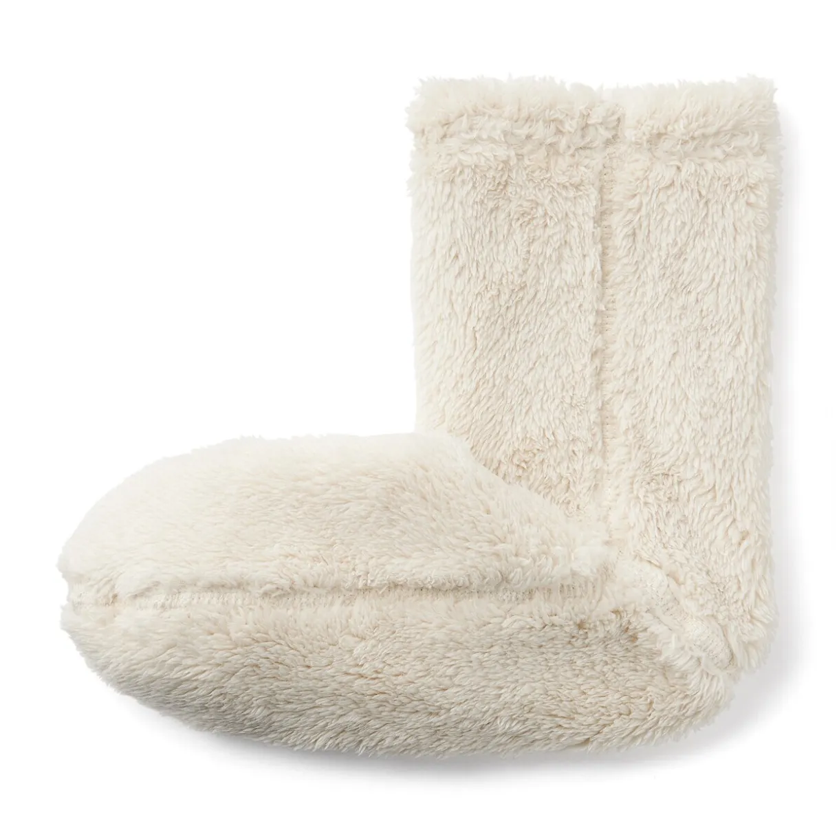 Chaussettes d'intérieur en polyester recyclé et molleton Boa pour femme