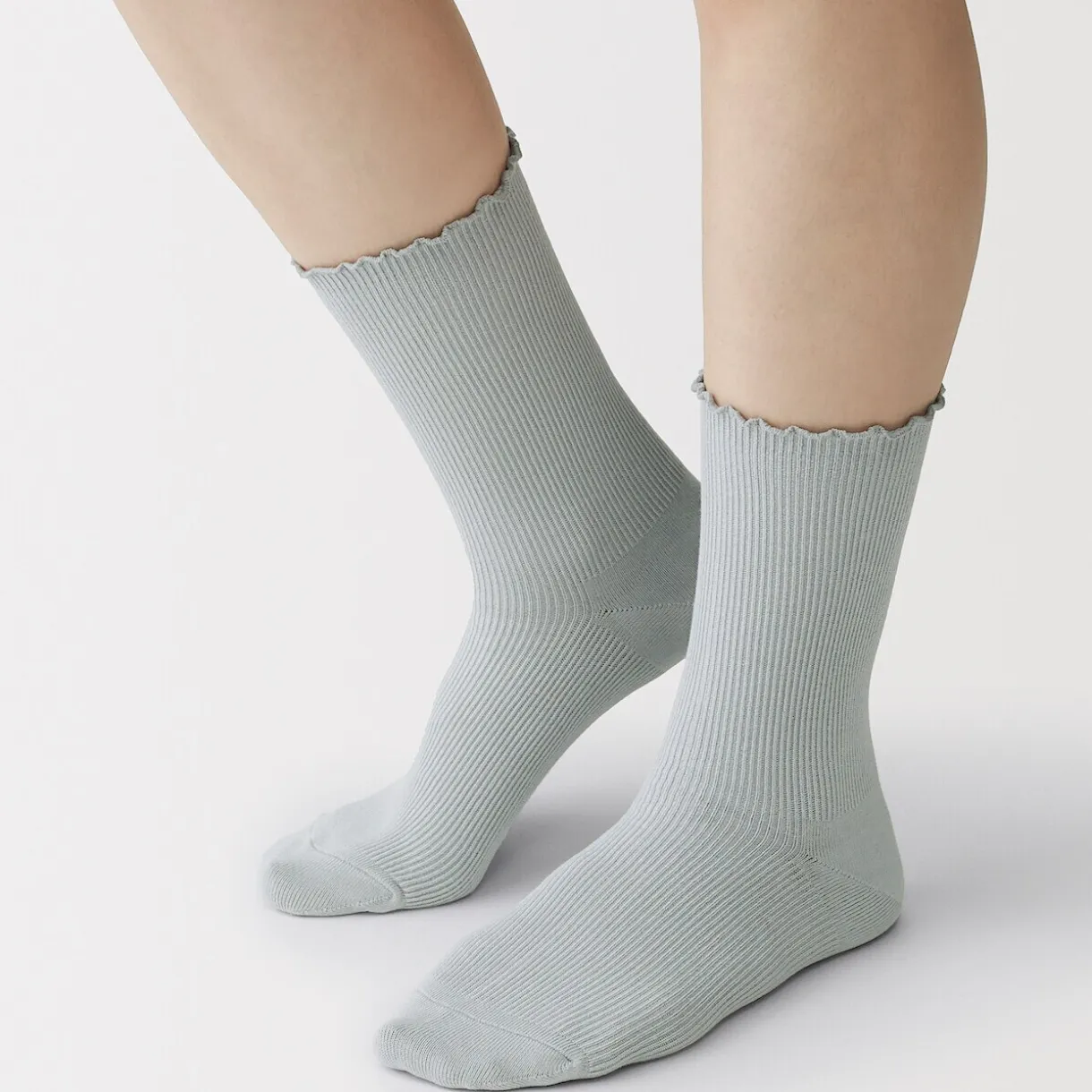 Chaussettes en modal mélangé à angle droit avec bord confortable pour femme