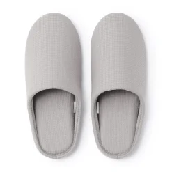 Chaussons mules à semelle intérieure en coton