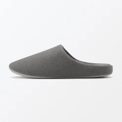 Chaussons mules à semelle intérieure en coton
