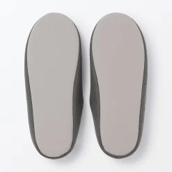 Chaussons mules à semelle intérieure en coton