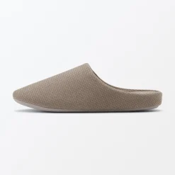Chaussons mules à semelle intérieure en coton