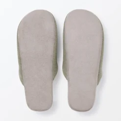 Chaussons mules en coton doux