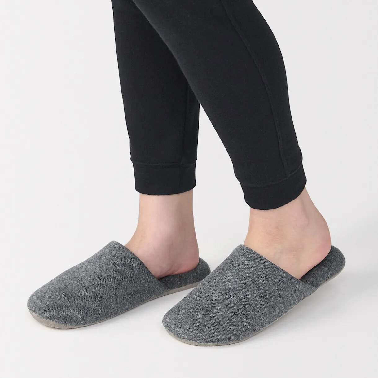 Chaussons mules en coton doux
