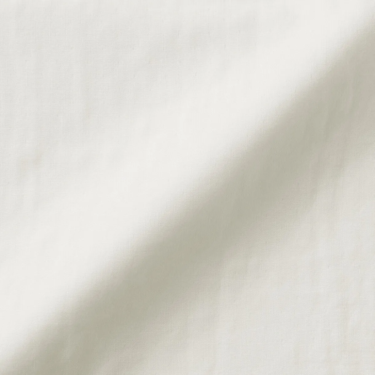 Chemise à col mao en double gaze de kapok mélangé pour homme