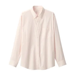 Chemise à manches longues en coton lavé homme