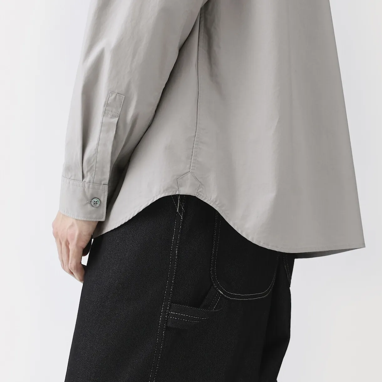 Chemise à poche en coton biologique pour homme