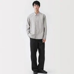 Chemise à poche en coton biologique pour homme
