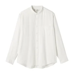 Chemise en flanelle col officier pour homme