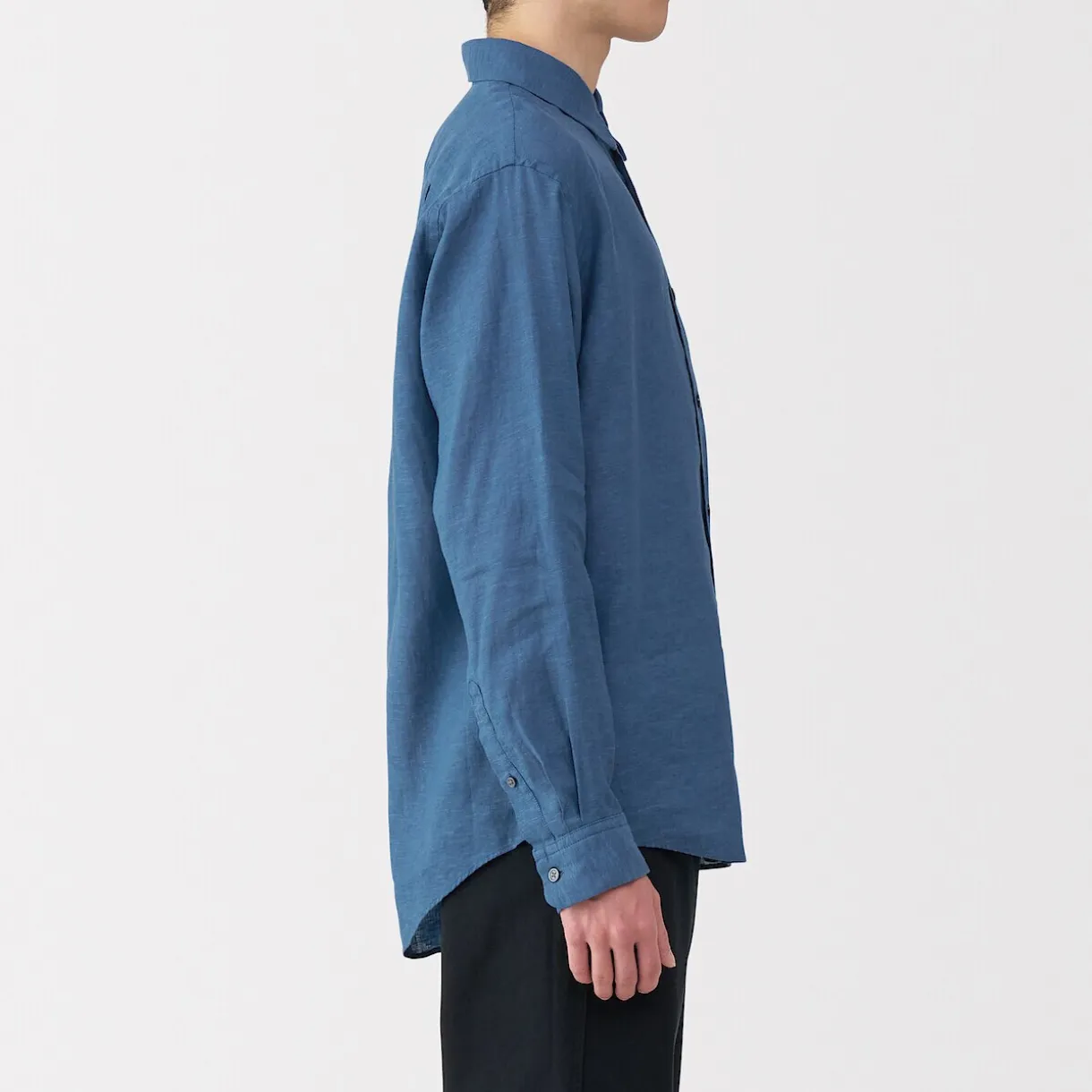 Chemise en lin lavé pour homme