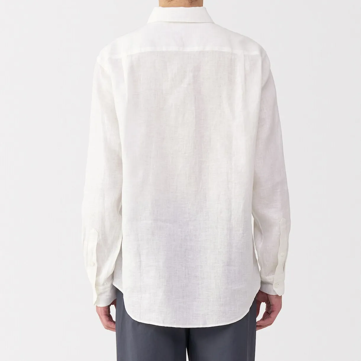 Chemise en lin lavé pour homme