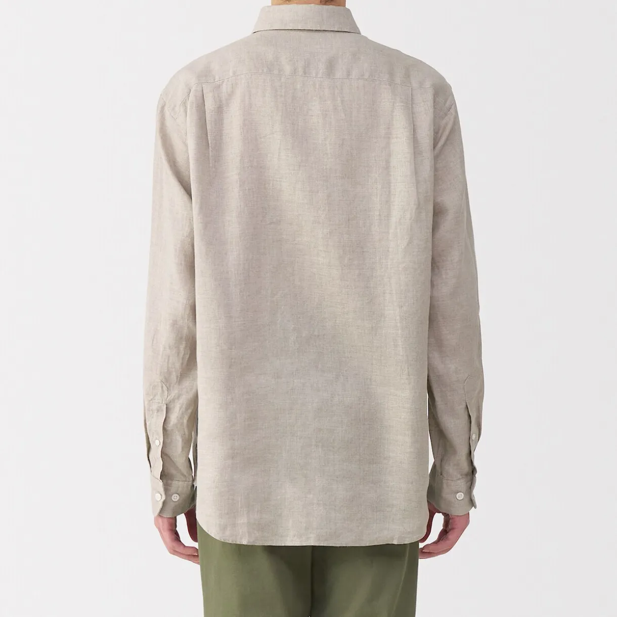 Chemise en lin lavé pour homme