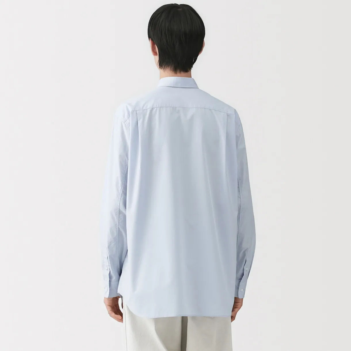 Chemise en popeline de coton biologique pour homme