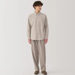 Chemise Oxford en coton lavé pour homme…